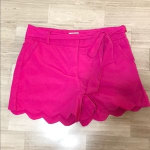 Hot pink shorts